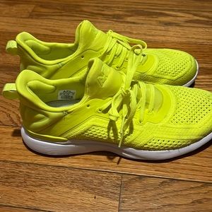 APL brand shoes 8.5 bright yellow like a highlighter